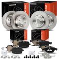 12 Pcs Front & Rear Disc Brake Rotors & Brake Pads for 2012 BMW 535i