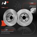 Front Disc Brake Rotors & Ceramic Brake Pads for 1997 Buick Skylark