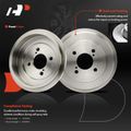 Front Disc Rotors & Pads & Rear Drums & Shoes for 2015 Honda Fit