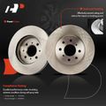 Front Disc Rotors & Pads & Rear Drums & Shoes for 2015 Honda Fit