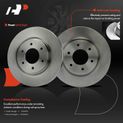 6 Pcs Front Disc Brake Rotors & Ceramic Brake Pads for 2012 Nissan TITAN