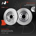 12 Pcs Front & Rear Disc Brake Rotors & Brake Pads for Buick Envision 2016-2018