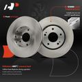 12 Pcs Front & Rear Disc Brake Rotors & Brake Pads for 2009 Mitsubishi Lancer