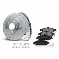 Front Drilled Rotors & Ceramic Brake Pads for 1997 Chevrolet Malibu