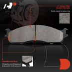 Front Drilled Rotors & Ceramic Brake Pads for Dodge Ram 1500 2500 3500