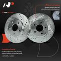 6 Pcs Front Drilled Rotors & Ceramic Brake Pads for 2007 Chevrolet HHR