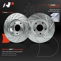 6 Pcs Front Drilled Rotors & Ceramic Brake Pads for 2007 Chevrolet HHR