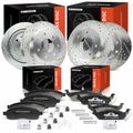 12 Pcs Front & Rear Drilled Rotors & Ceramic Brake Pads for 2007 Ford F-150