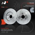 Front & Rear Drilled Rotors & Ceramic Brake Pads for Acura RDX 2007-2012