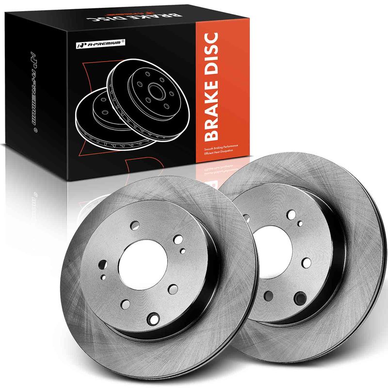 2 Pcs Rear Disc Brake Rotors for Mitsubishi Eclipse 2006-2012 Galant 2007-2009