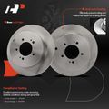 2 Pcs Rear Disc Brake Rotors for 2009 Mitsubishi Lancer