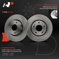 2 Pcs Front Disc Brake Rotors for 2012 Mitsubishi Lancer