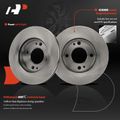 2 Pcs Front Disc Brake Rotors for Mitsubishi Mirage 2014-2015 L3 1.2L