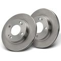 2 Pcs Front Disc Brake Rotors for Mitsubishi Mirage 2014-2015 L3 1.2L