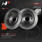 Rear Disc Brake Rotors for Dodge Ram 1500 02-10 Ram 1500 2011-2018 Chrysler 5Lug