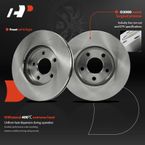 Front Disc Brake Rotors for Dodge SX 2.0 2003-2005 Chrysler Plymouth Neon