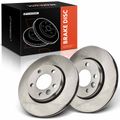 2 Pcs Rear Disc Brake Rotors for 2016 Volkswagen Transporter