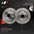 2 Pcs Rear Disc Brake Rotors for 2010 Land Rover Range Rover Sport