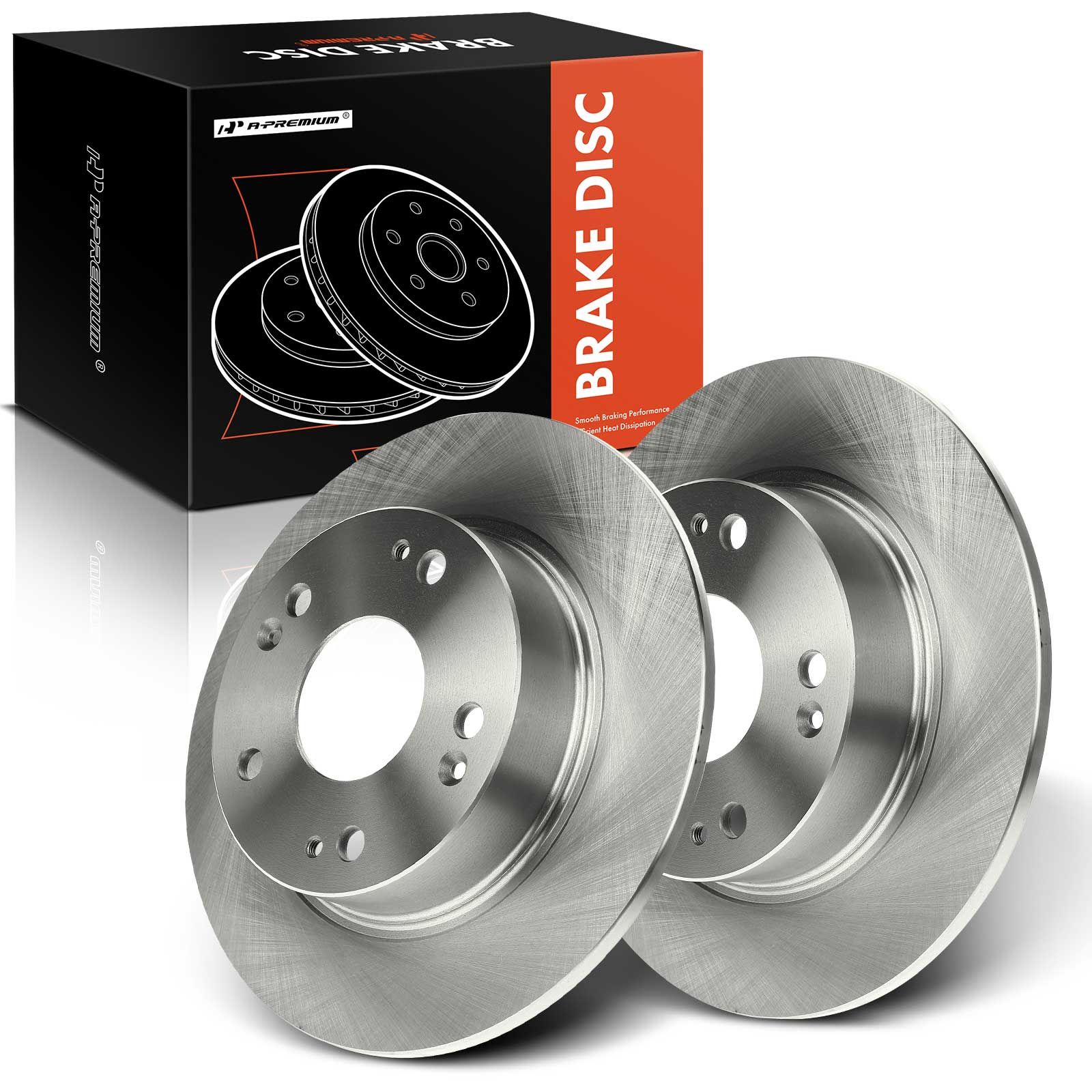 Rear Disc Brake Rotors for Honda Accord 2003-2007 Acura TSX 2004-2008 260mm