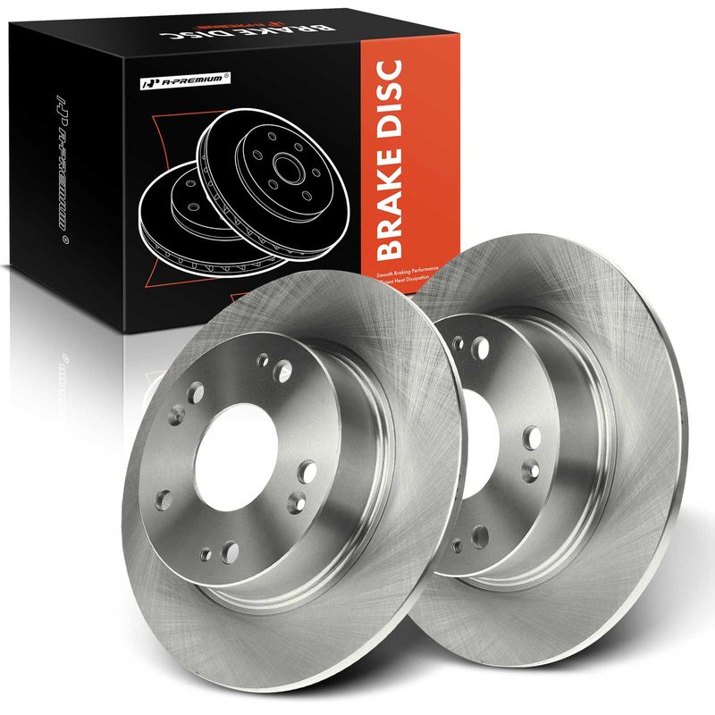 Rear Disc Brake Rotors for Honda Accord 2003-2007 Acura TSX 2004-2008 260mm