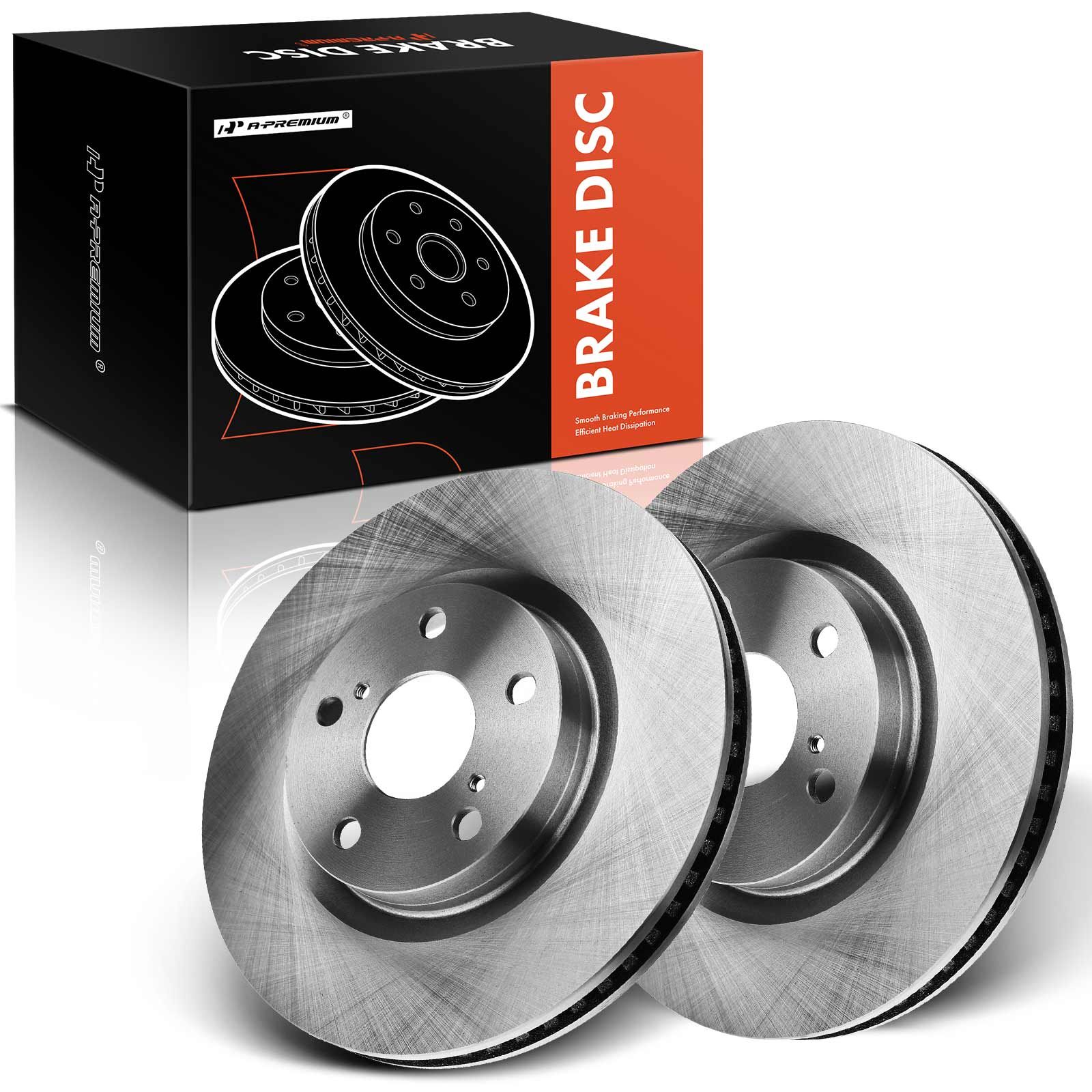 Front Disc Brake Rotors for Toyota Rav4 Avalon Matrix Lexus ES350 Scion Pontiac APremium