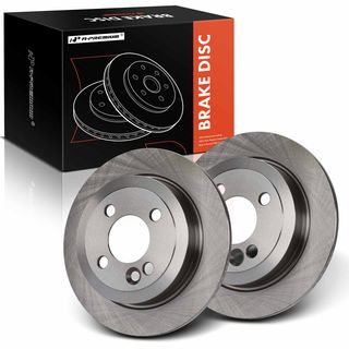 2 Pcs Rear Disc Brake Rotors for Mini Cooper 2007-2015 1.5L 1.6L 2.0L