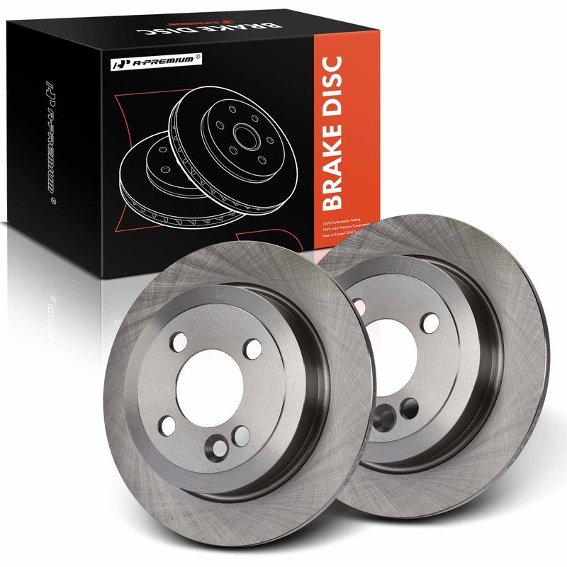 2 Pcs Rear Disc Brake Rotors for 2013 Mini Cooper