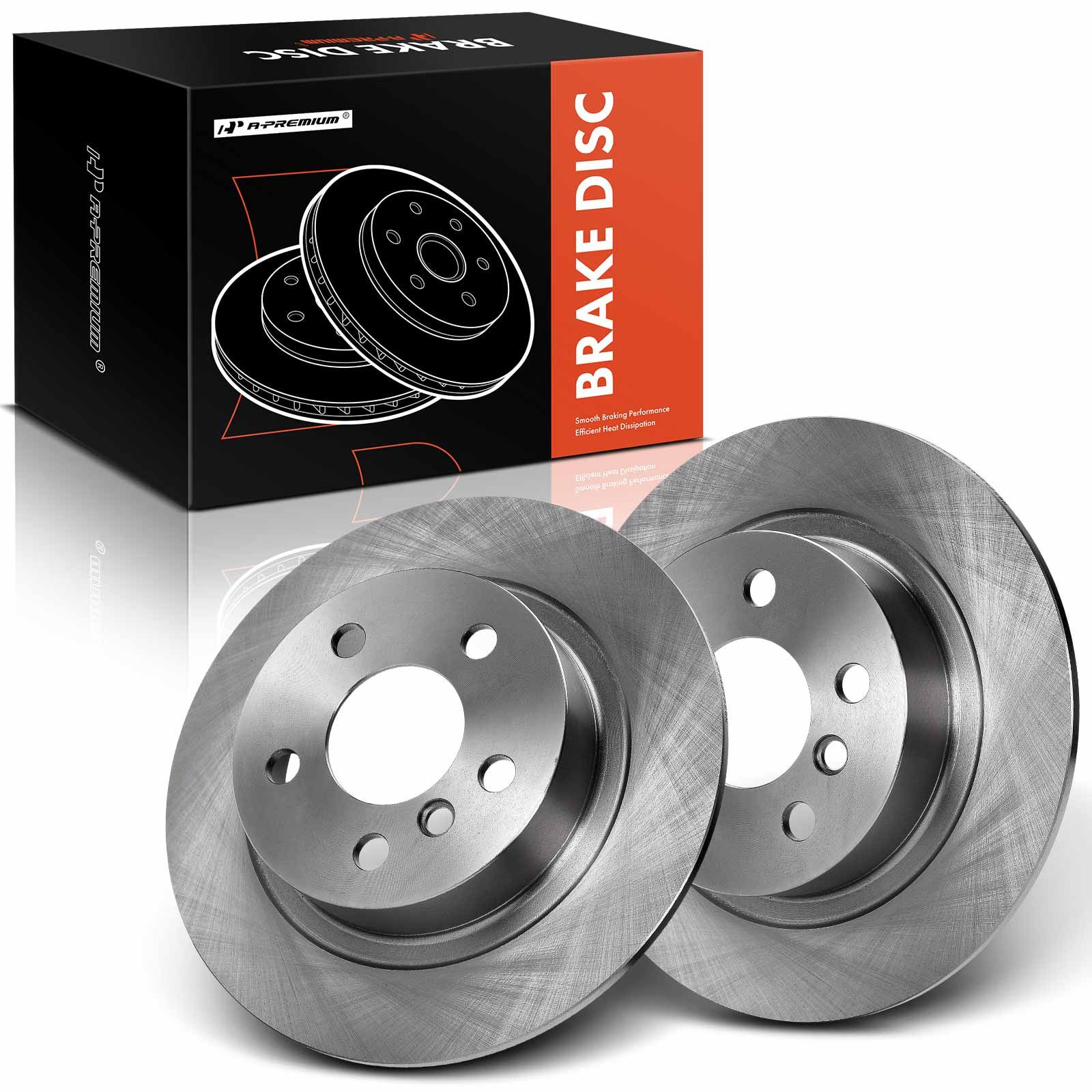 2 Pcs Rear Disc Brake Rotors for 2014 BMW i3