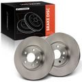 2 Pcs Front Disc Brake Rotors for 2013 Volvo S80