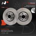 2 Pcs Front Disc Brake Rotors for 2009 Volvo S80