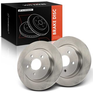 2 Pcs Rear Disc Brake Rotors for Volvo C30 2007-2013 C70 S40 V50