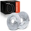 Front Drilled Brake Rotors for 2010 Volkswagen Routan