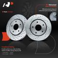 Front Drilled Brake Rotors for 2010 Volkswagen Routan