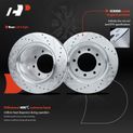 Rear Drilled Disc Brake Rotors for 2009 Dodge Ram 3500