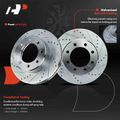 Front Drilled Brake Rotors for 2012 Ram 3500