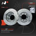 Front Drilled Brake Rotors for 2012 Ram 3500