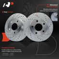 Front Drilled Disc Brake Rotors for 2002 Oldsmobile Alero