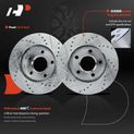 Front Drilled Disc Brake Rotors for 2002 Oldsmobile Alero