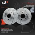 Front Drilled Disc Brake Rotors for 2004 Chevrolet Blazer