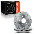 Front Drilled Disc Brake Rotors for 2004 Chevrolet Blazer