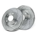 Front Drilled Brake Rotors for 1999 Oldsmobile Intrigue