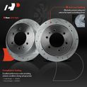 Rear Drilled Brake Rotors for Hummer H3 2006-2010 H3T 2009-2010