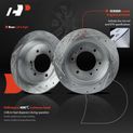 Rear Drilled Brake Rotors for Hummer H3 2006-2010 H3T 2009-2010