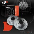 Rear Drilled Brake Rotors for Hummer H3 2006-2010 H3T 2009-2010