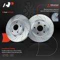 Front Drilled Brake Rotors for 2012 Toyota Matrix