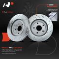 Front Drilled Brake Rotors for 2012 Toyota Matrix