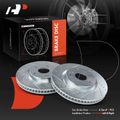 Front Drilled Brake Rotors for 2012 Toyota Matrix