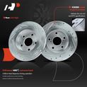 Rear Drilled Brake Rotors for 2013 Scion tC