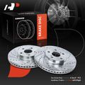 Front Drilled Brake Rotors for 2014 Toyota Corolla