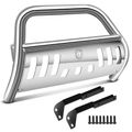 2.5 Inch Silver S/S 304 Bull Bar Front Bumper Grille Guard for Jeep Grand Cherokee Dodge Durango